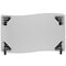 Flash Furniture Rectangle 28 W, 47.5 L, 25 H, Chrome, Laminate, Particleboard, Steel, Wood Grain XU-A3048-CON-OAK-T-P-CAS-GG - alternate 5